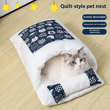 NekoDream™ – Japanisches Winter-Schlafnest für Katzen