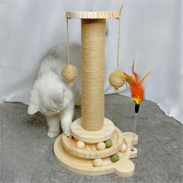 PlayScratcher™ – Interaktiver 3-in-1 Kratz- & Spielspaß für Katzen