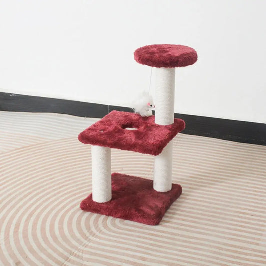 ClimbEase™ Deluxe — Dreischichtiger Kratzbaum für glückliche Katzen