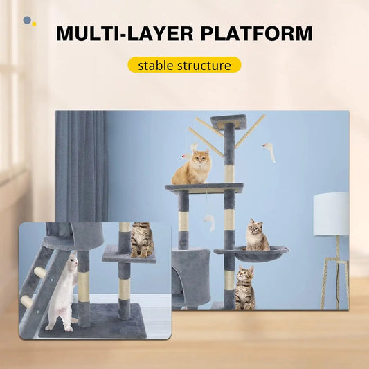 DayPlus RoyalCat™ – 5-in-1 Kletter- und Kratzbaum für Katzen