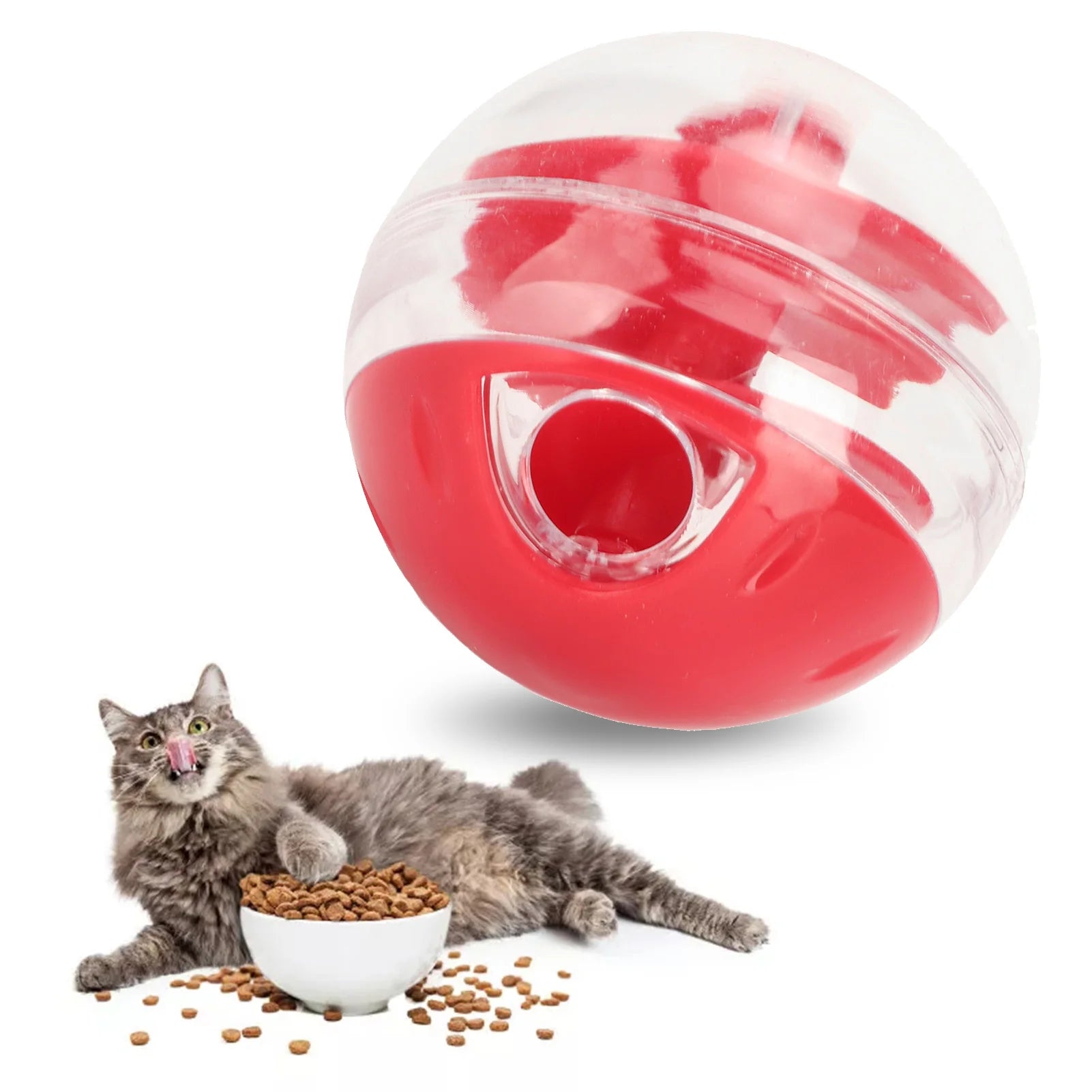 TreatRoll™ — interaktiver Leckerli-Spenderball für Katzen