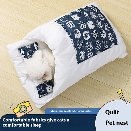 NekoDream™ – Japanisches Winter-Schlafnest für Katzen